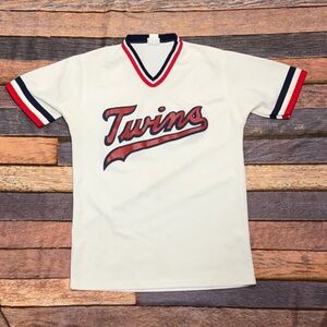 Vintage Minnesota Twins MLB Baseball Sports 1980s Jersey Shirt